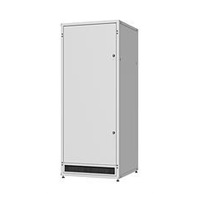 Solarix Rozvaděč LC-50 45U, 800x800 RAL 7035, skleněné dveře, 1-bodový zámek
