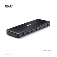 Club3D Dokovací stanice USB-C 12v1, 1xDP, 1xHDMI, 2xUSB-C, 4xUSB, 1xRJ45, černá