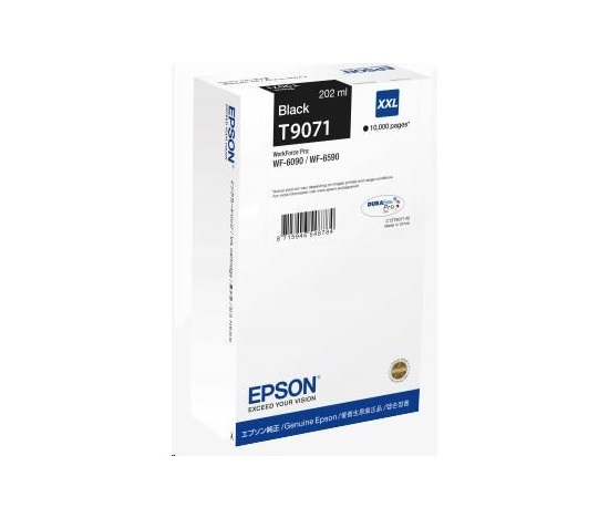 Čierna atramentová kazeta EPSON WorkForce-WF-6xxx čierna XXL 202 ml