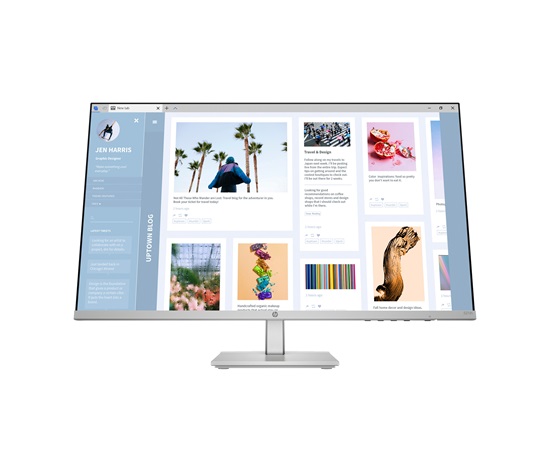 HP LCD 527sh, IPS matný 27" FHD 1920x1080, 300nit, 5ms, VGA, HDMI, výškově nastavitelný