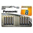 Panasonic Alkalická baterie LR6EPS/8BW Everyday Power (Blistr 8 ks)