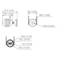 DAHUA IPC-F2CP-PV-0280B, 2MPx, CMOS 1/3", objektiv 2,8 mm, DWDR, IP67