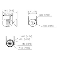 DAHUA IPC-F4CP-PV-0280B, 4MPx, CMOS 1/3", objektiv 2,8 mm, DWDR, IP67