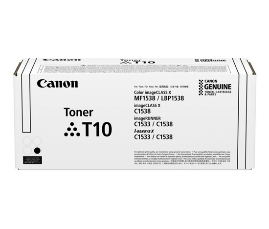 CANON TONER T10 BLACK pro i-SENSYS X C1533i, C1533iF, C1538i, C1538Fi  (13 000 str.)