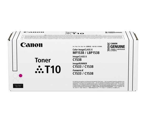 CANON TONER T10 MAGENTA pro i-SENSYS X C1533i, C1533iF, C1538i, C1538Fi  (10 000 str.)