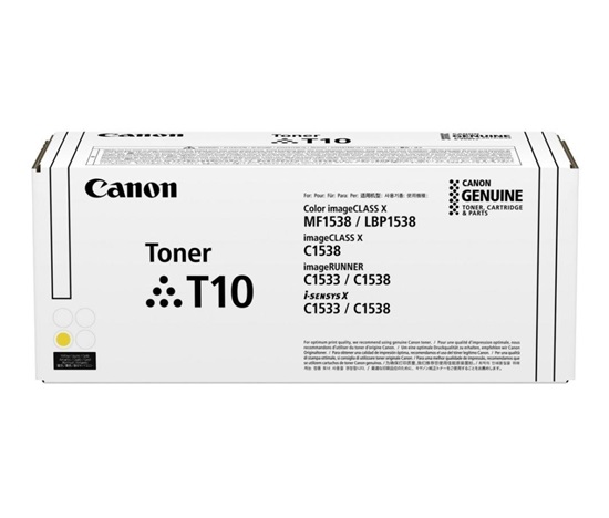 CANON TONER T10 YELLOW pro i-SENSYS X C1533i, C1533iF, C1538i, C1538Fi  (10 000 str.)