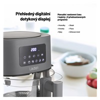 Lauben Glass&Grill Air Fryer 3in1 5500BG - horkovzdušná fritéza