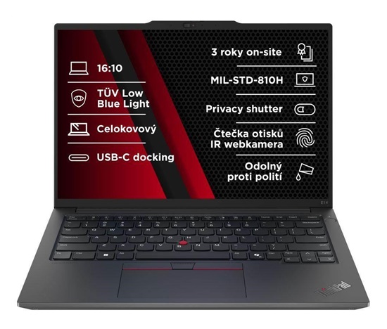 LENOVO NTB ThinkPad E14 AMD G6 - Ryzen3 7335U,14" WUXGA,8GB,512SSD,IRcam,W11P