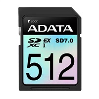 ADATA SDXC karta 512GB Extreme, PCIe Gen3, UHS-I, C10, V30, (R:800/W:700 MB/s)