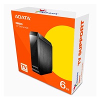 ADATA Externí HDD 6TB HM800, USB Micro-B, USB 3.2, černá