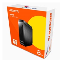 ADATA Externí HDD 8TB HM800, USB Micro-B, USB 3.2, černá
