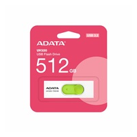 ADATA Flash Disk 512GB UV320, USB 3.2, bílo-zelená