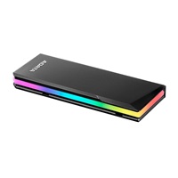 ADATA Externí box pro M.2 EC700G, USB-C 3.2 Gen 2, M.2 2230 / 2242 / 2280, RGB, černá