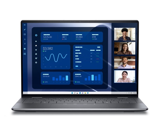 DELL NTB Latitude 9450/U7 165U/32GB/1TB SSD/14" QHD+ Touch/2-in-1/IR Cam & Mic/WLAN/vPro/Backlit Kb/W11 Pro/3Y PS NBD