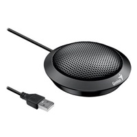 GENIUS mikrofon MIC-100U, stolní, drátový, USB, černá