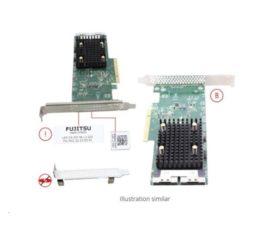 FUJITSU RAID CP500i FH/LP - PSAS - úrovne RAID 0, 1, 10, 5, 50 - bez vyrovnávacej pamäte - pre modelový rad M5