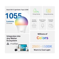 TP-Link Tapo L535E chytrá WiFi stmívatelná LED žárovka (barevná,2500K-6500K,1100lm,2,4GHz,E27)