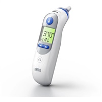 Braun ThermoScan 7 plus IRT6525WE bezkontaktní teploměr, ušní, displej, noční režim, paměť pro 9 měření