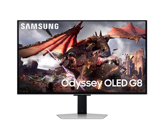 SAMSUNG MT LCD 32" Odyssey OLED G8 (G80SD), Smart, QD OLED UHD 4K, Rovný, AI Procesor, 240Hz, 0,03ms