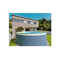 CF nadzemní bazén s ocelovou stěnou - 350 x 90 cm, Antrazit / Sand