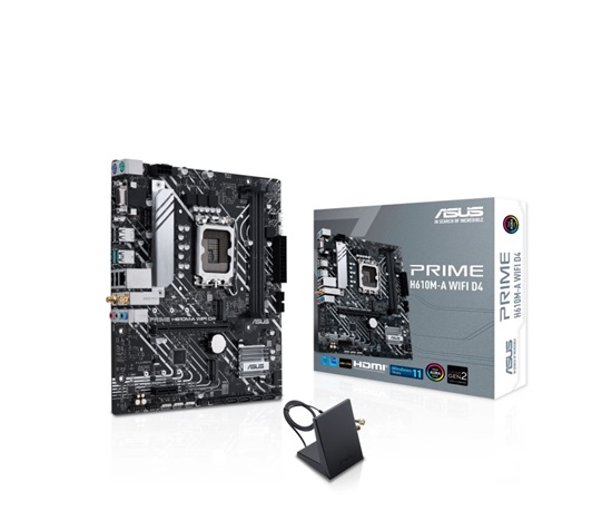 BAZAR - ASUS MB Sc LGA1700 PRIME H610M-A WIFI D4, Intel H610, 2xDDR4, 1xDP, 1xHDMI, 1xVGA, WI-FI, mATX,Bez příslušenství