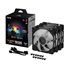 ASUS ventilátor TUF GAMING TR120 ARGB, 3x120mm, černá