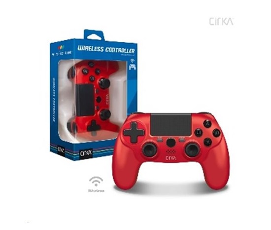 Cirka NuForce Wireless Game Controller for PS4/PC/Mac (Red)