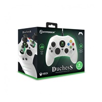 Hyperkin Duchess Wired Controller for Xbox Series|One/Win 11|10 (White) Licensed by Xbox