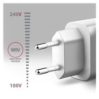 AXAGON ACU-QC18W, nabíjačka do siete 18W, 1x port USB-A, QC3.0/AFC/Apple, biela