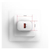 AXAGON ACU-QC18W, nabíjačka do siete 18W, 1x port USB-A, QC3.0/AFC/Apple, biela