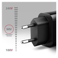 AXAGON ACU-QC18, nabíjačka do siete 18W, 1x port USB-A, QC3.0/AFC/Apple, čierna