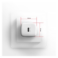 AXAGON ACU-PD30W, Sil nabíjačka do siete 30W, 1x port USB-C, PD3.0/PPS/QC4+/SFC/AFC/Apple, biela