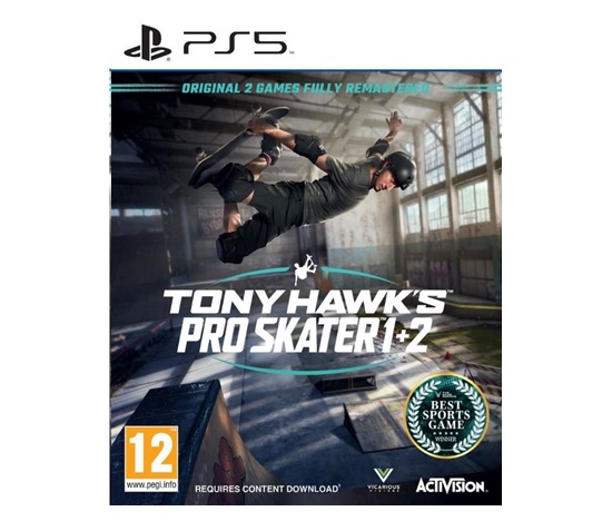 PS5 hra Tony Hawk's Pro Skater 1+2