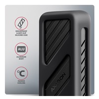 AXAGON EEM2-20G, USB-C 20Gbps - M.2 NVMe SSD kovový ARMORED box