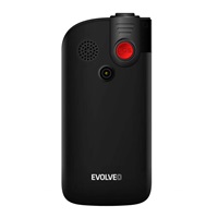 EVOLVEO Mobilní telefon pro seniory s nabíjecím stojánkem EasyPhone FL, černá