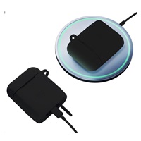 3mk ochranný kryt Silicone AirPods Case pro Apple AirPods 2nd gen., černá
