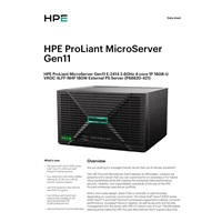 HPE ProLiant MicroServer Gen11 E-2414 (2.8/4C) 16G VROC 4LFF/4SFF NHP 2xPCIe 4x1G iLo6 1x180W NBD111