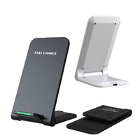 1stCOOL bezdrátová QI nabíječka H18, skládací stojánek, USB-C, bílá