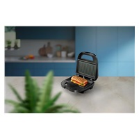 Philips HD2330/90 toustovač, 750 W, kontrolka, přepínač, snadné čištění, černá