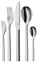 WMF Atria sada příborů, 12x lžíce, 12x vidlička, 12x nůž, 12x lžička, 12x dezertní vidlička, (60 kusů), nerezová ocel