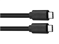 AVACOM datový a nabíjecí kabel USB Type-C - USB Type-C, 40cm, černá
