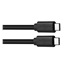AVACOM datový a nabíjecí kabel USB Type-C - USB Type-C, 40cm, černá