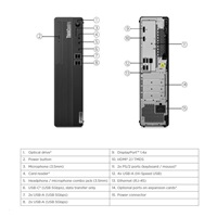 LENOVO PC ThinkCentre M70s Gen 5 SFF - i5-14400,16GB,512SSD,HDMI,DP,Int. Intel UHD 730,W11P,3Y Onsite