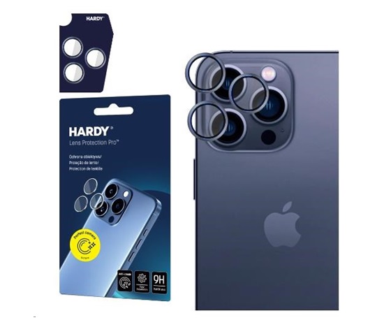 3mk HARDY Lens Protection Pro pro iPhone 15 Pro Blue