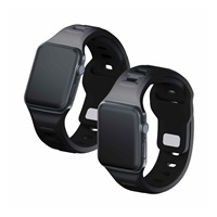 3mk řemínek Watch Strap pro Apple 42/44/45/49 mm Black