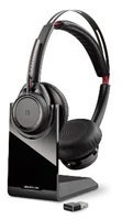BAZAR - Poly Bluetooth Headset Voyager Focus UC B825-M, včetně nabíjecího stojánku, (rozbaleno, náhradní krabice)