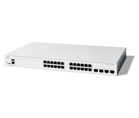 Cisco Catalyst switch C1300-24T-4G (24xGbE,4xSFP,fanless)