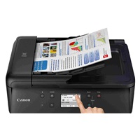 Canon PIXMA Tiskárna TR7650 black- barevná, MF (tisk,kopírka,sken,fax,cloud), ADF, USB,Wi-Fi