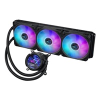 ASUS vodní chladič CPU AIO ROG STRIX LC III 360 ARGB LCD, 3x120mm, LCD Displej, LGA1851,  AM5, černá