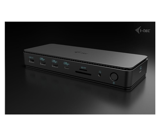 i-tec Thunderbolt4 2x Display Docking Station Gen3, 7x USB, 2.5 GLAN, PowerDelivery 92 W